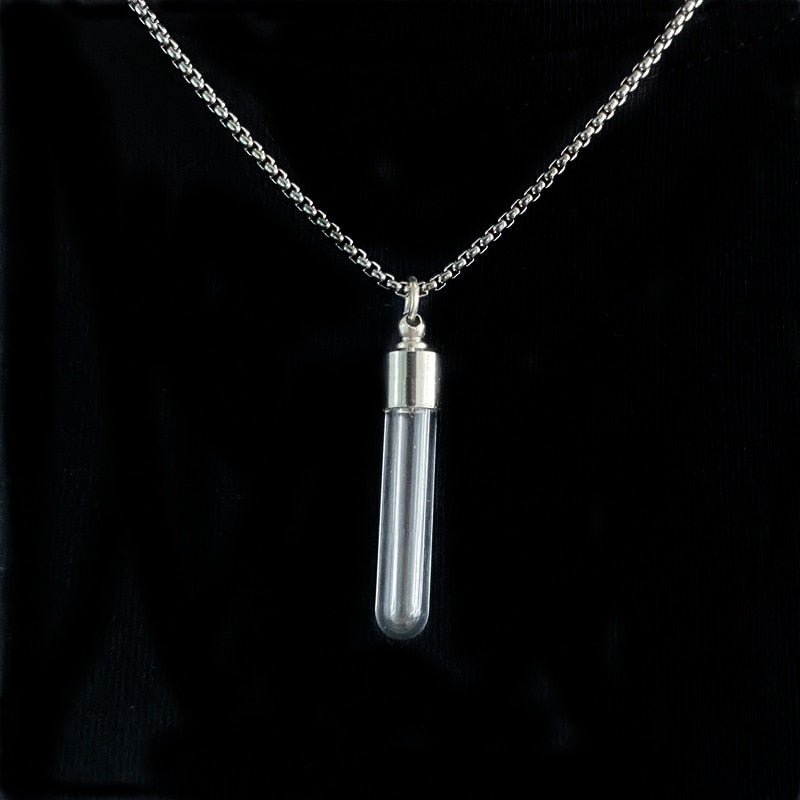 Memorial Vial/Urn Pendant Necklace