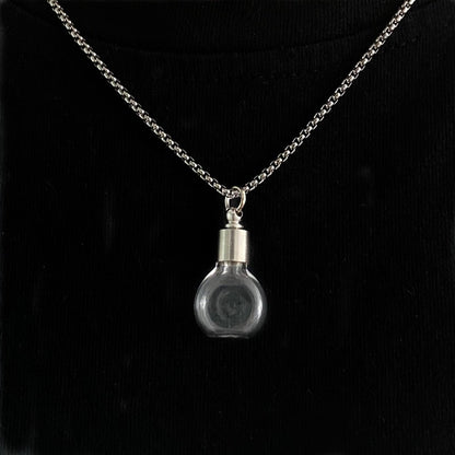 Memorial Vial/Urn Pendant Necklace