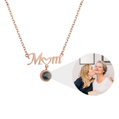 Custom Photo Necklace for Mom