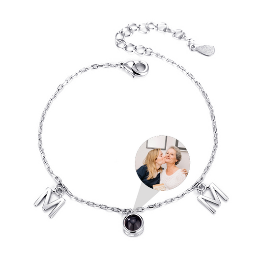 Custom MOM Bracelet with Hidden Photo