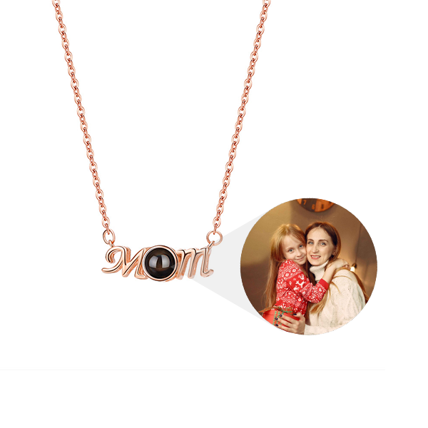 Personalized Photo Necklace for Mom