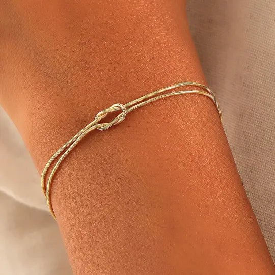 Mother & Daughter Eternal Bond Knot Bracelets