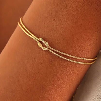 Mother & Daughter Eternal Bond Knot Bracelets