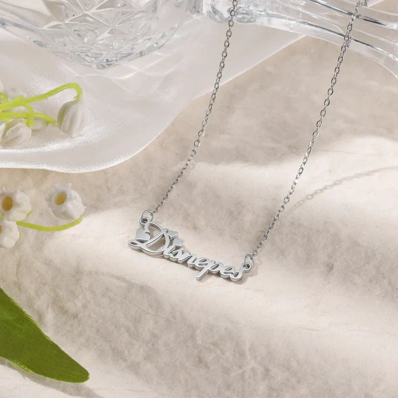 Name Necklaces for Women, Personalised Name Necklace, Custom Name Jewellery Silver/Gold/Rose Gold