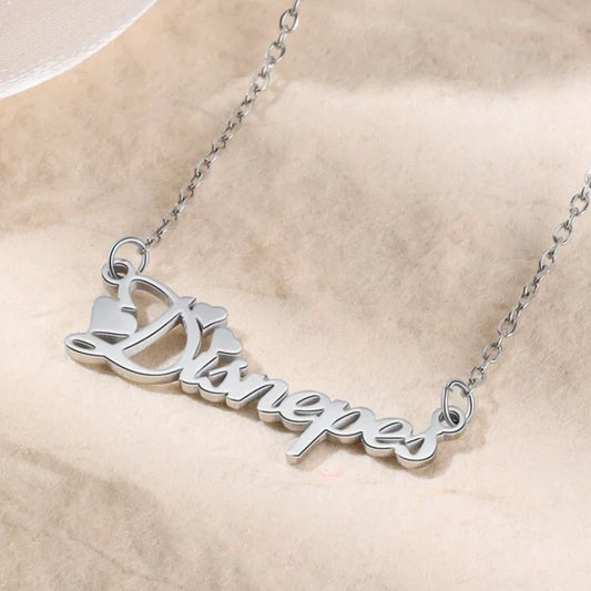 Name Necklaces for Women, Personalised Name Necklace, Custom Name Jewellery Silver/Gold/Rose Gold