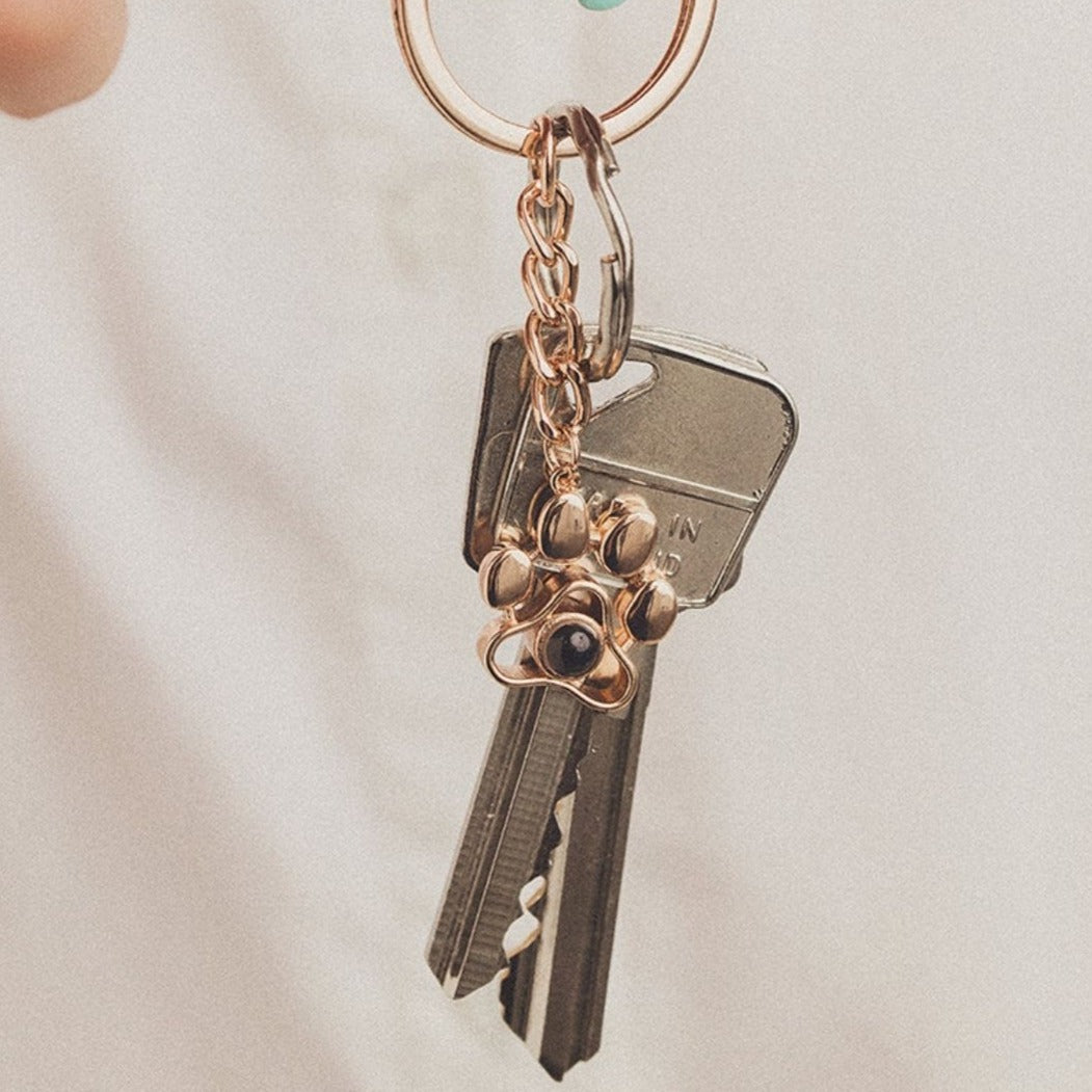 Paw Projection Keychain