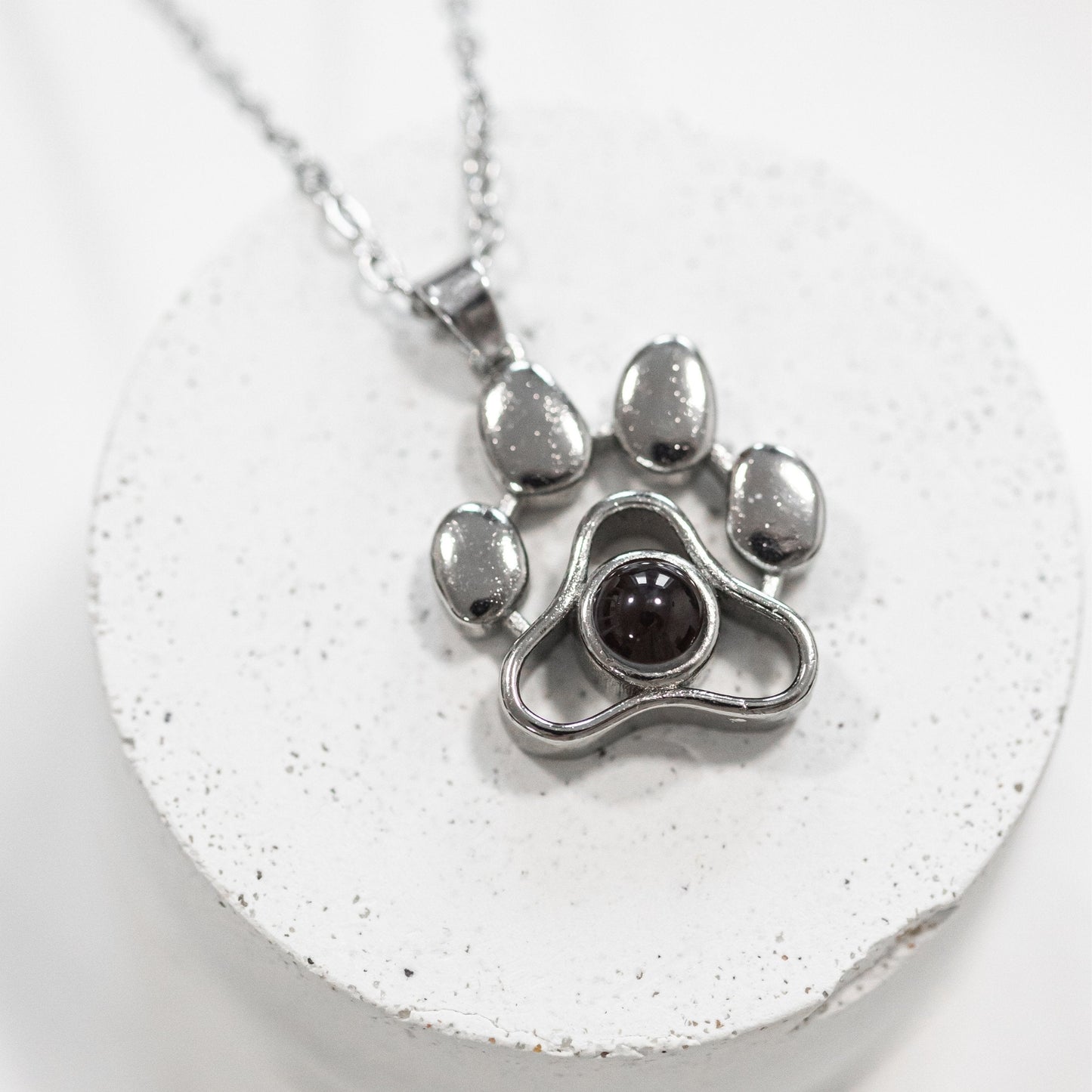 Paw Projection Necklace