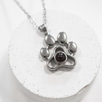 Paw Projection Necklace