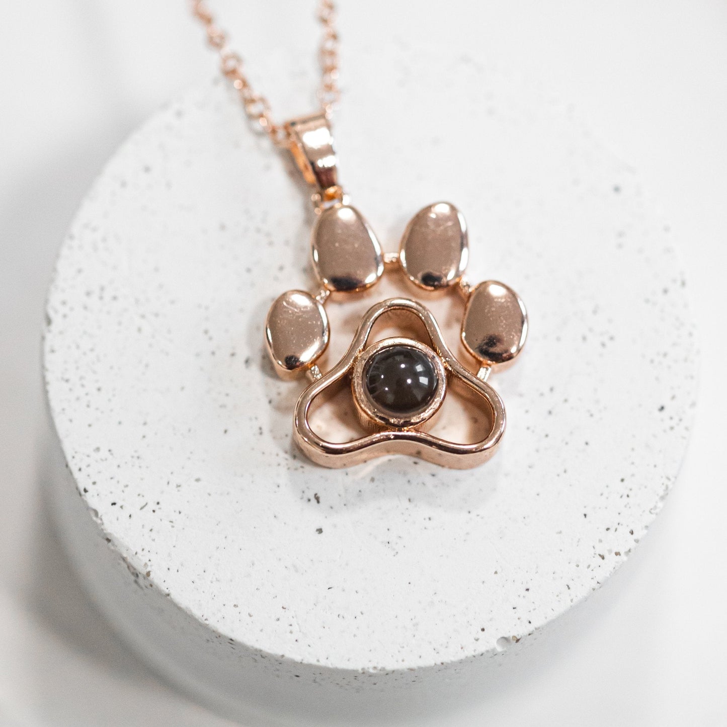 Paw Projection Necklace