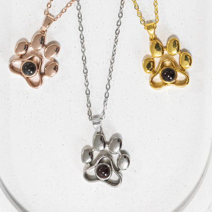 Paw Projection Necklace