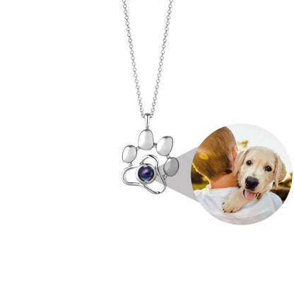 Eternity's Paw Photo Necklace