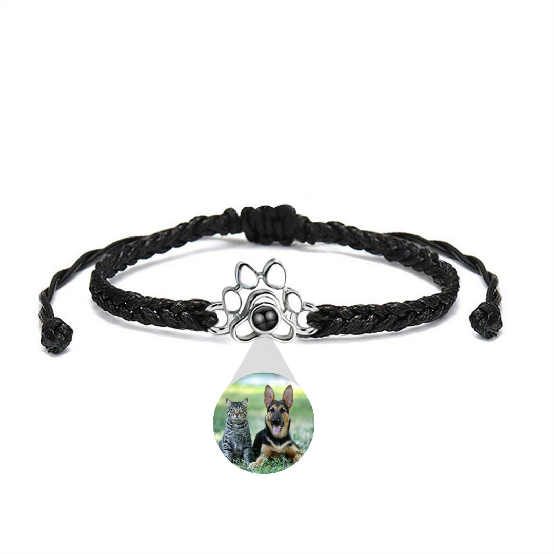 My Best Friend Paw Projection Bracelet