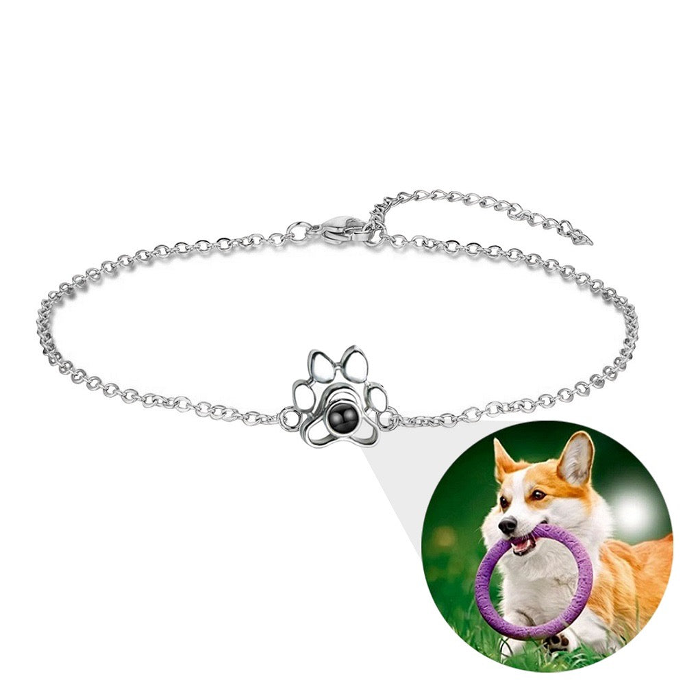 Paw Projection Chain Bracelet