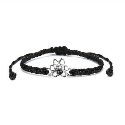 My Best Friend Paw Projection Bracelet