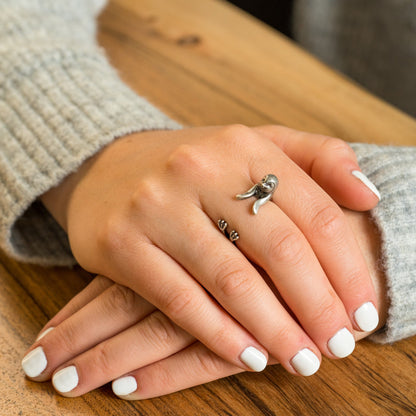 Penguin Wrap Ring