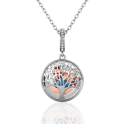 Photo Locket Necklace with Picture Inside - Silver