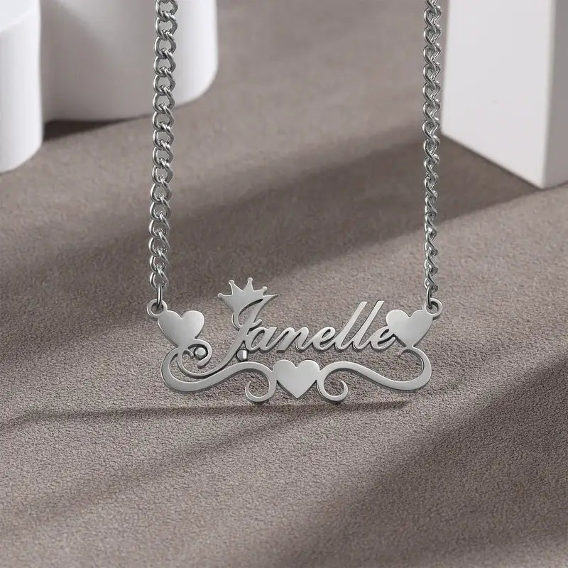 Personalised Name Necklace for Women, Personalised Name Jewellery for Her, Custom Name Necklace Sterling Silver