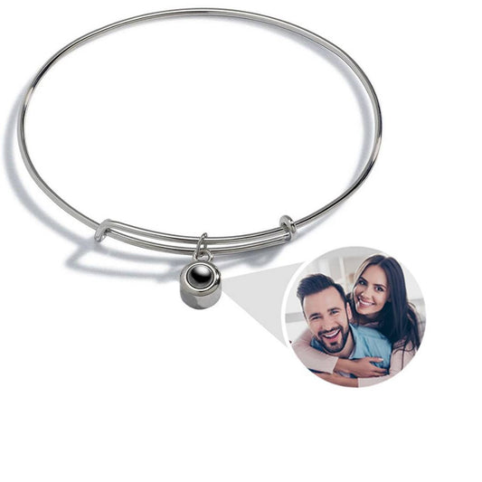 Personalized Bangle Photo Bracelet