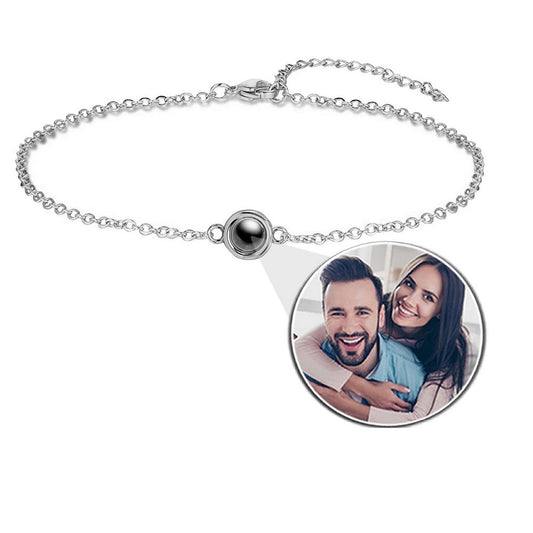 Personalized Chain Photo Bracelet