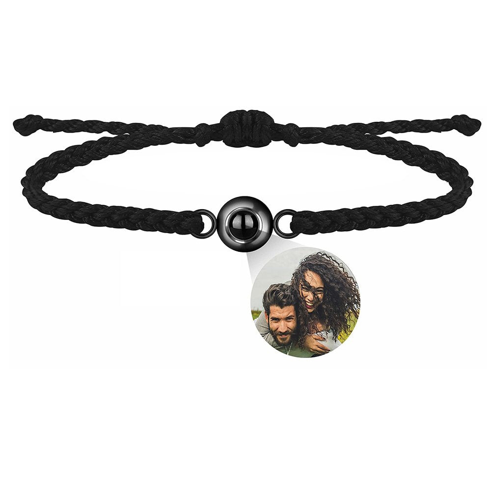 Personalized Circle Photo Bracelet