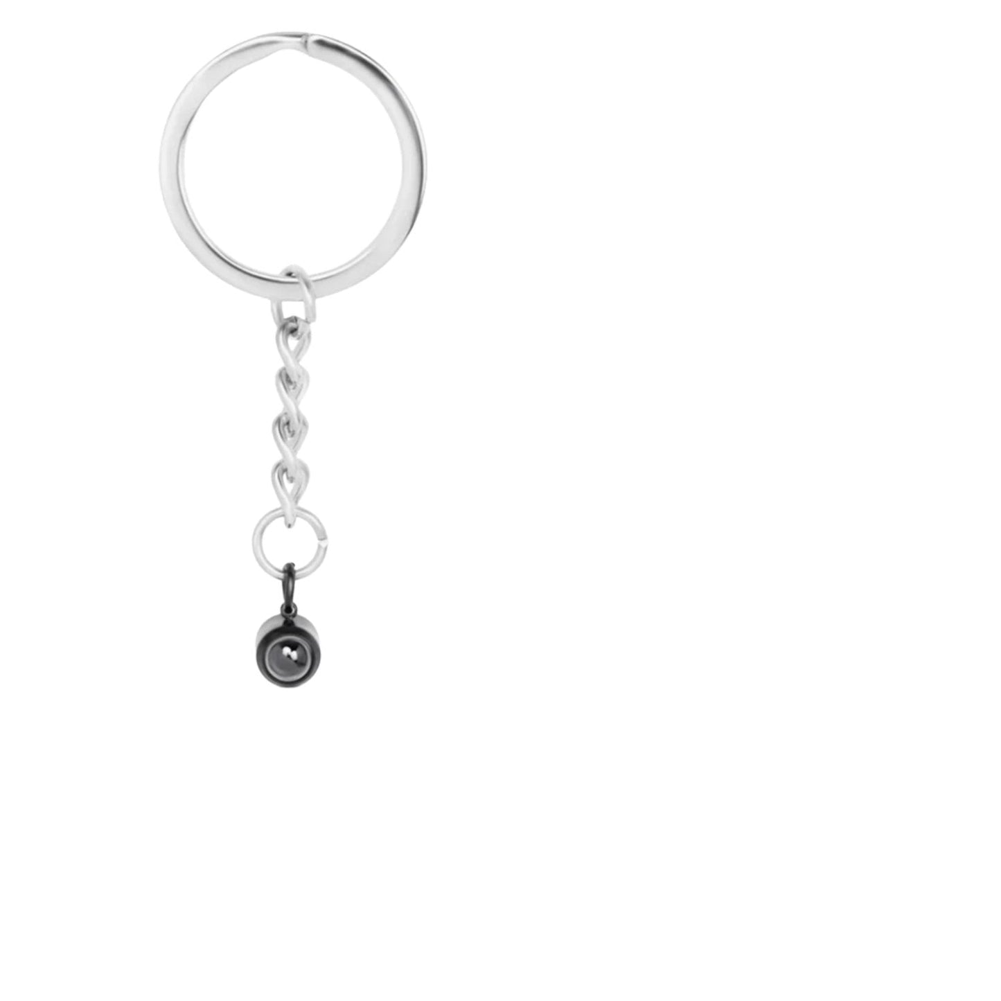 Personalized Circle Photo Keychain