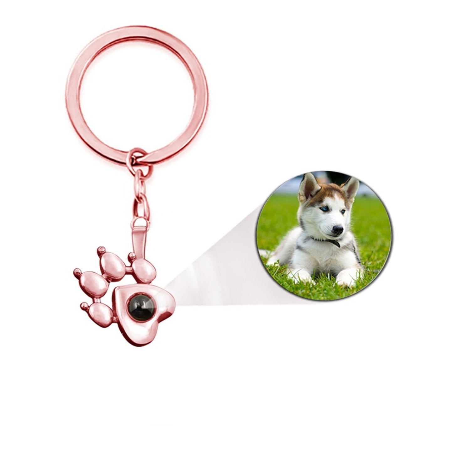 Personalized Pet Photo Keychain