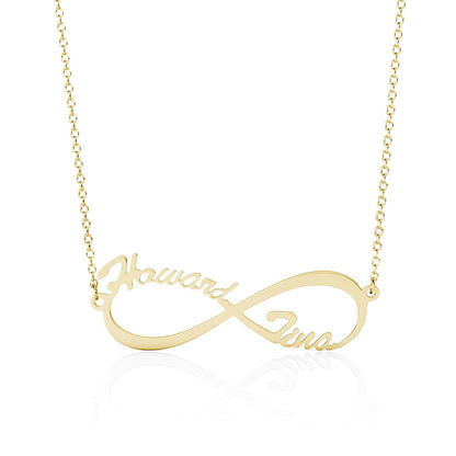 Infinity Two Name Necklace