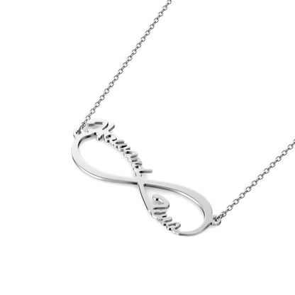 Infinity Two Name Necklace