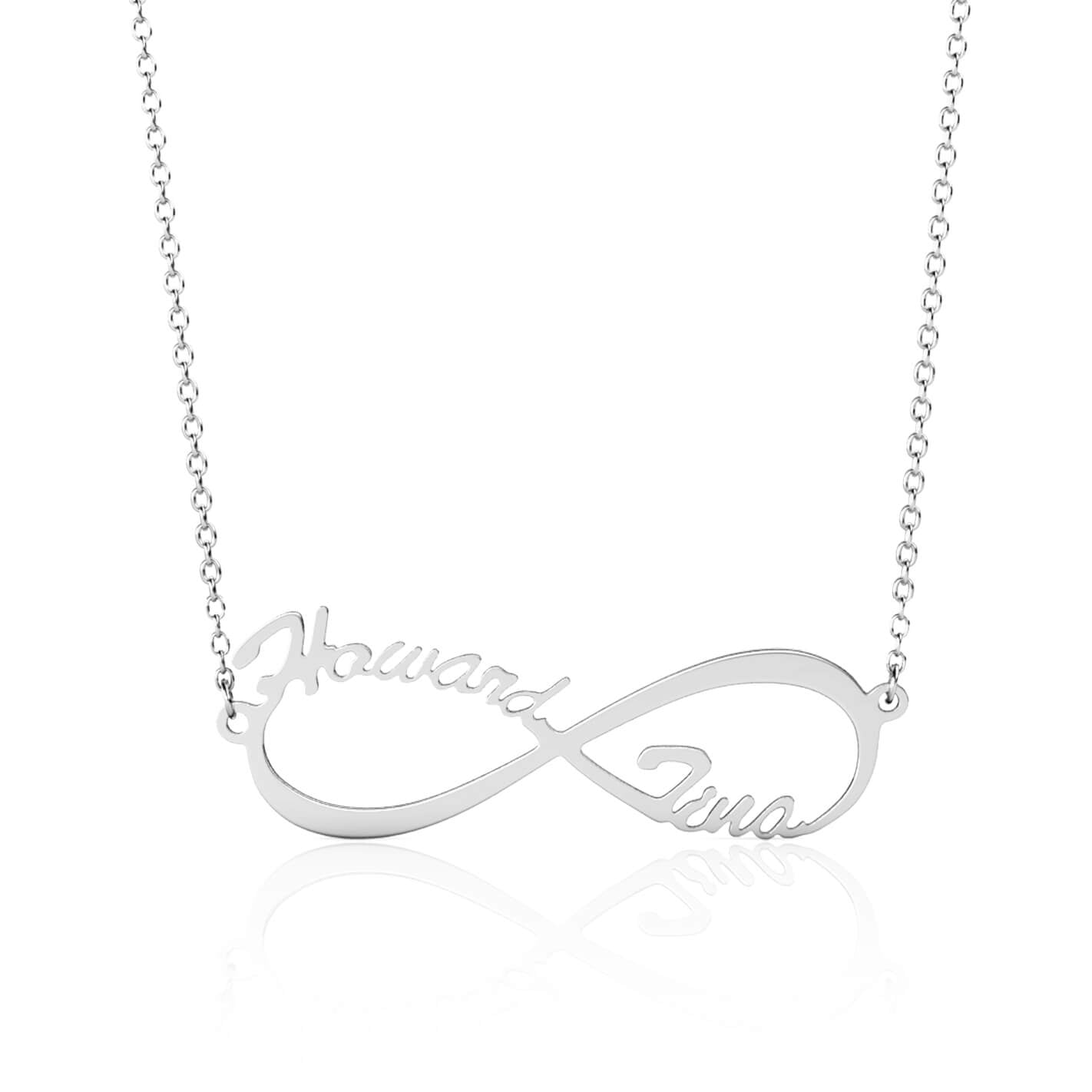 Infinity Two Name Necklace