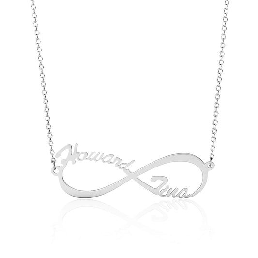 Infinity Two Name Necklace