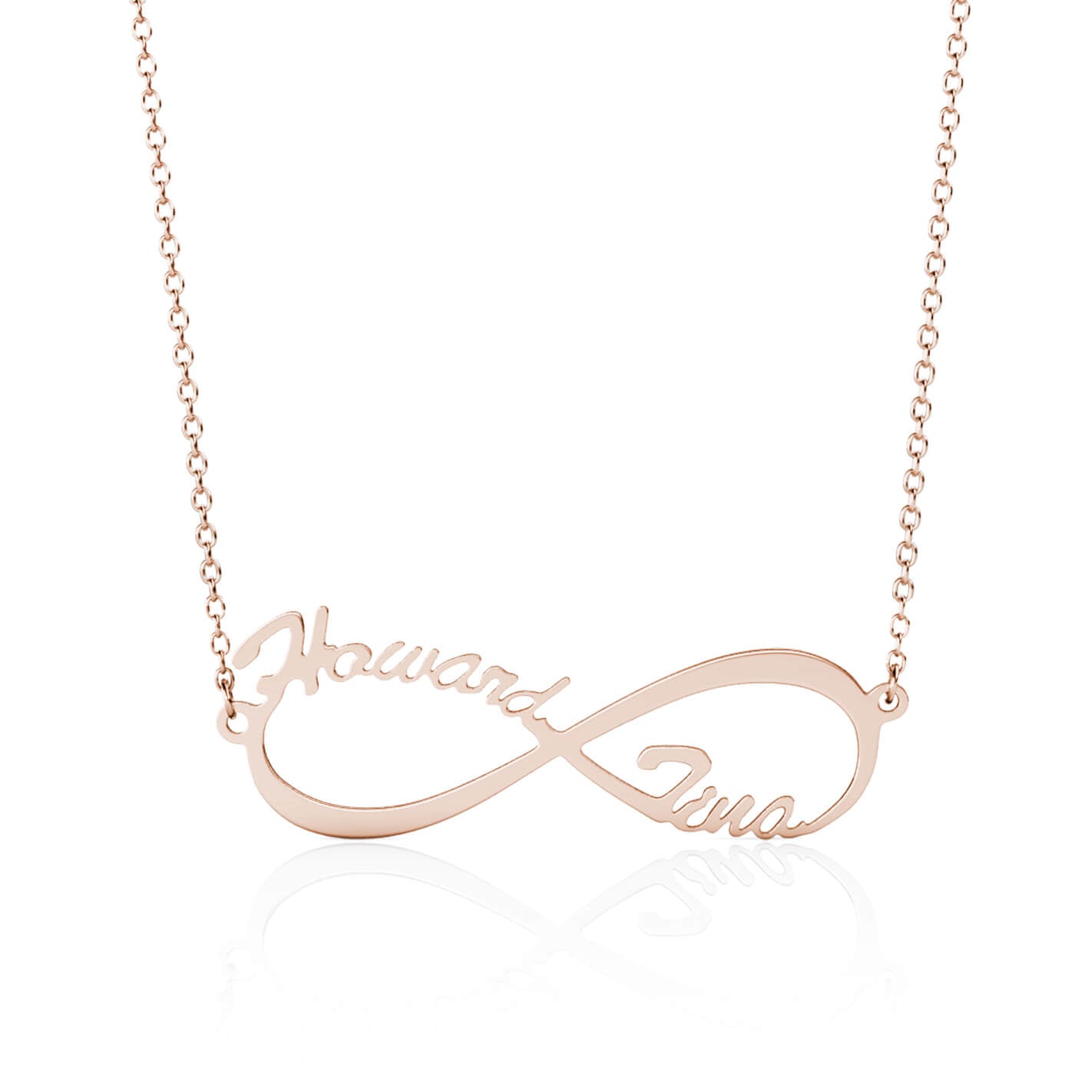 Infinity Two Name Necklace