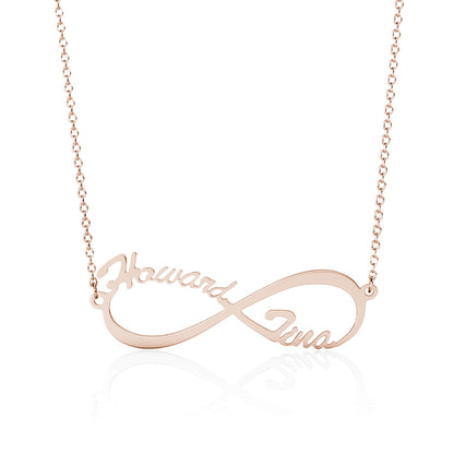 Infinity Two Name Necklace