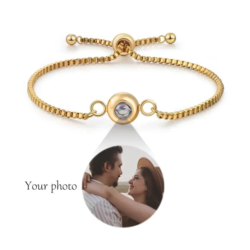 Photo Bracelet | Bracelet with Picture Inside | Projection Bracelet