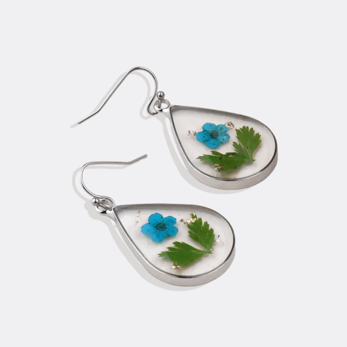 Pressed Flower Earrings