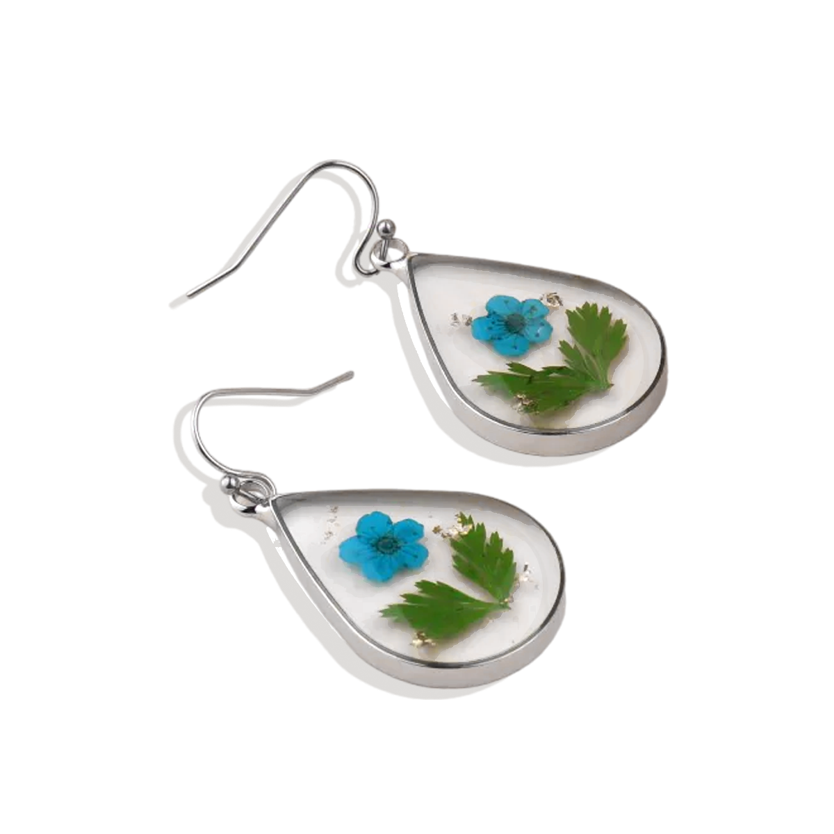 Pressed Flower Earrings