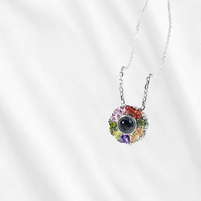 Projection Necklace Colorful See Through Necklace with Picture