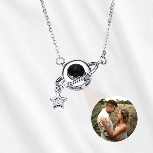 Picture in Necklace Projection Sterling Silver