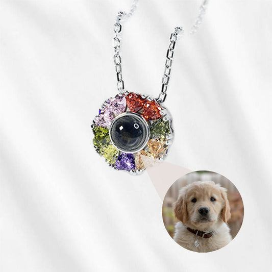 Projection Necklace Colorful See Through Necklace with Picture