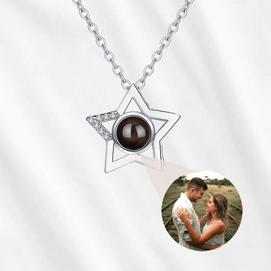 Photo Projective Necklace with Picture Star Projection - Customodish