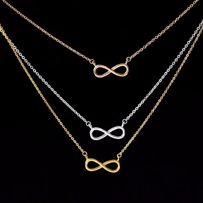 Remembered Forever Infinity Necklace