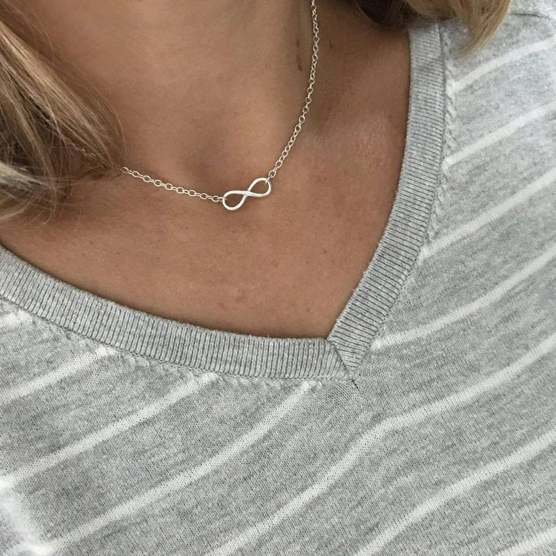 Remembered Forever Infinity Necklace