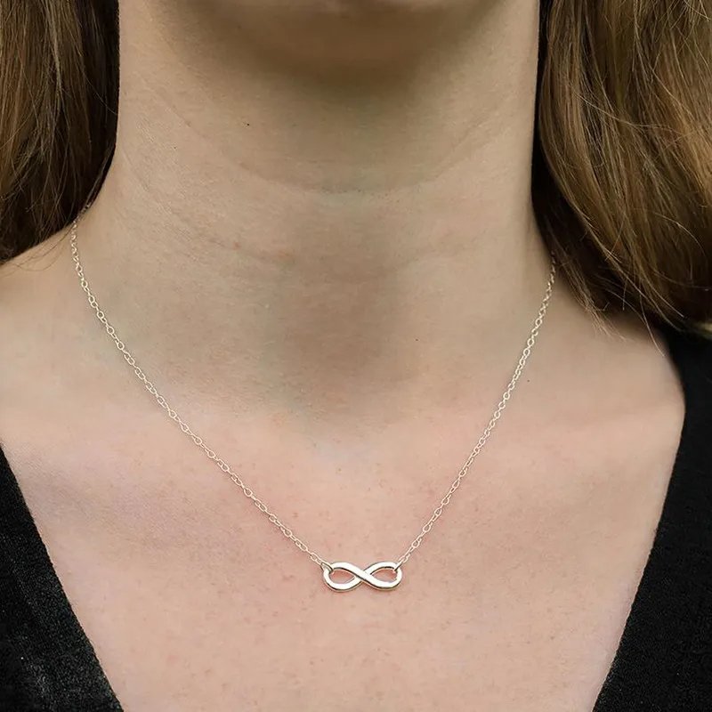 Remembered Forever Infinity Necklace