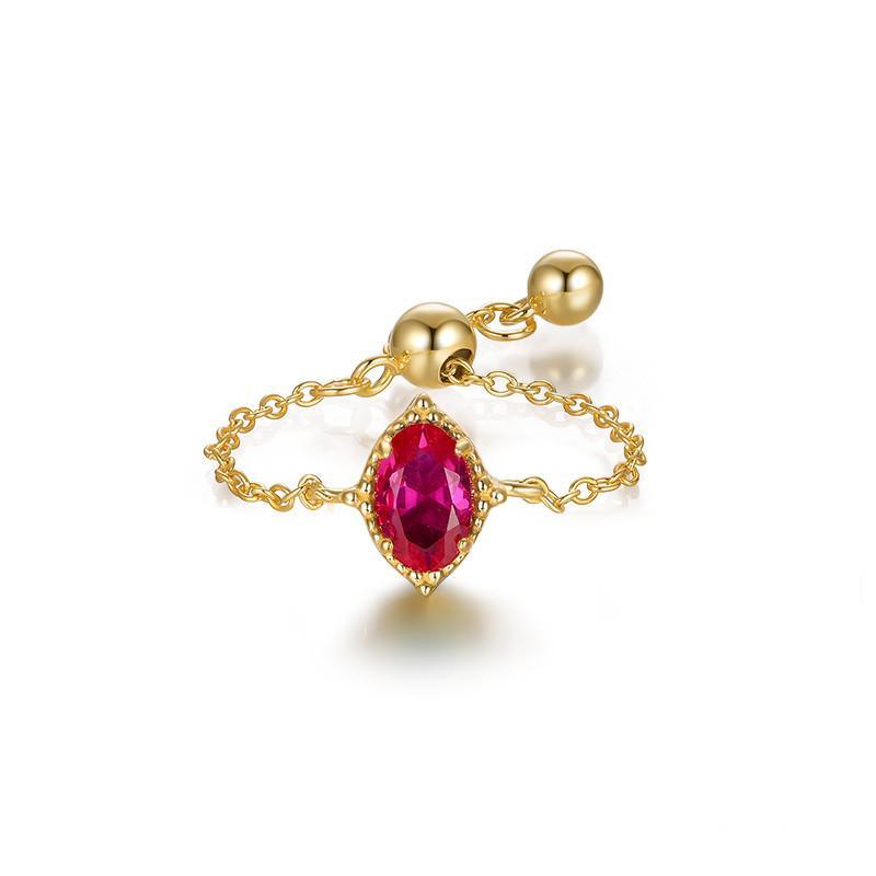 Ruby Adjustable Chain Rings