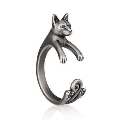 Russian Blue Wrap Ring