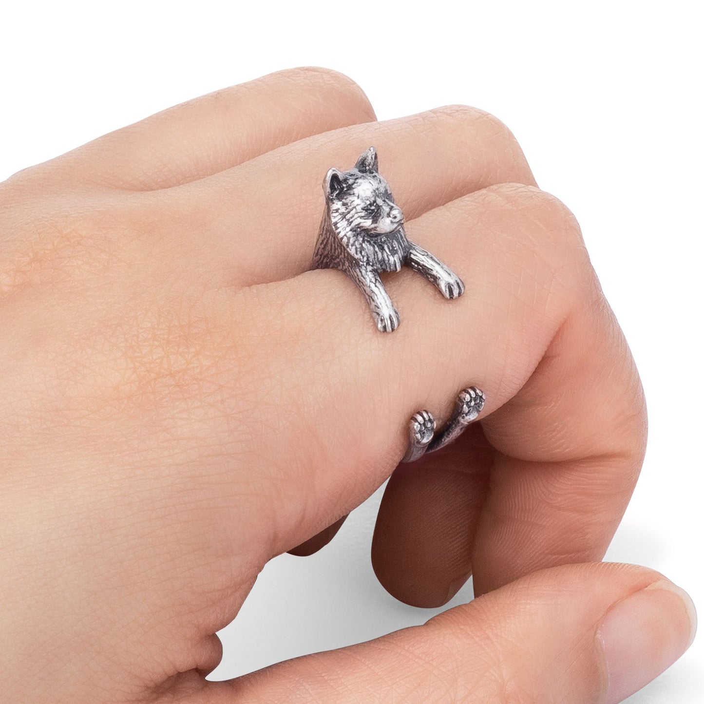 Samoyed Wrap Ring