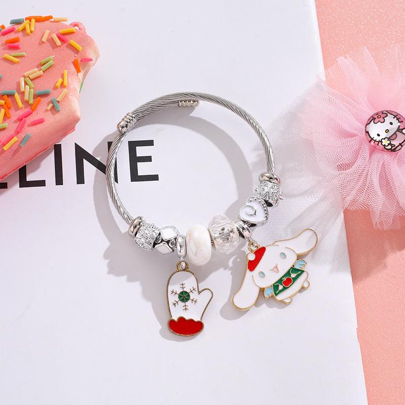 Sanrio Christmas Charm Bracelet