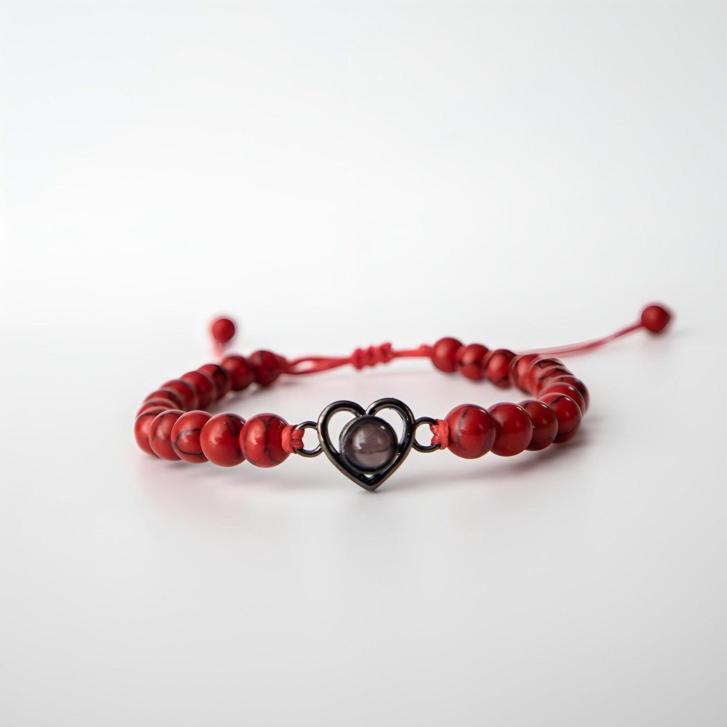 Eternity's Coastal Love Beaded Photo Bracelet