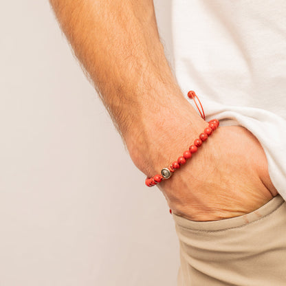 Eternity's Coastal Beaded Photo Bracelet