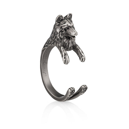 Shetland Sheepdog Wrap Ring