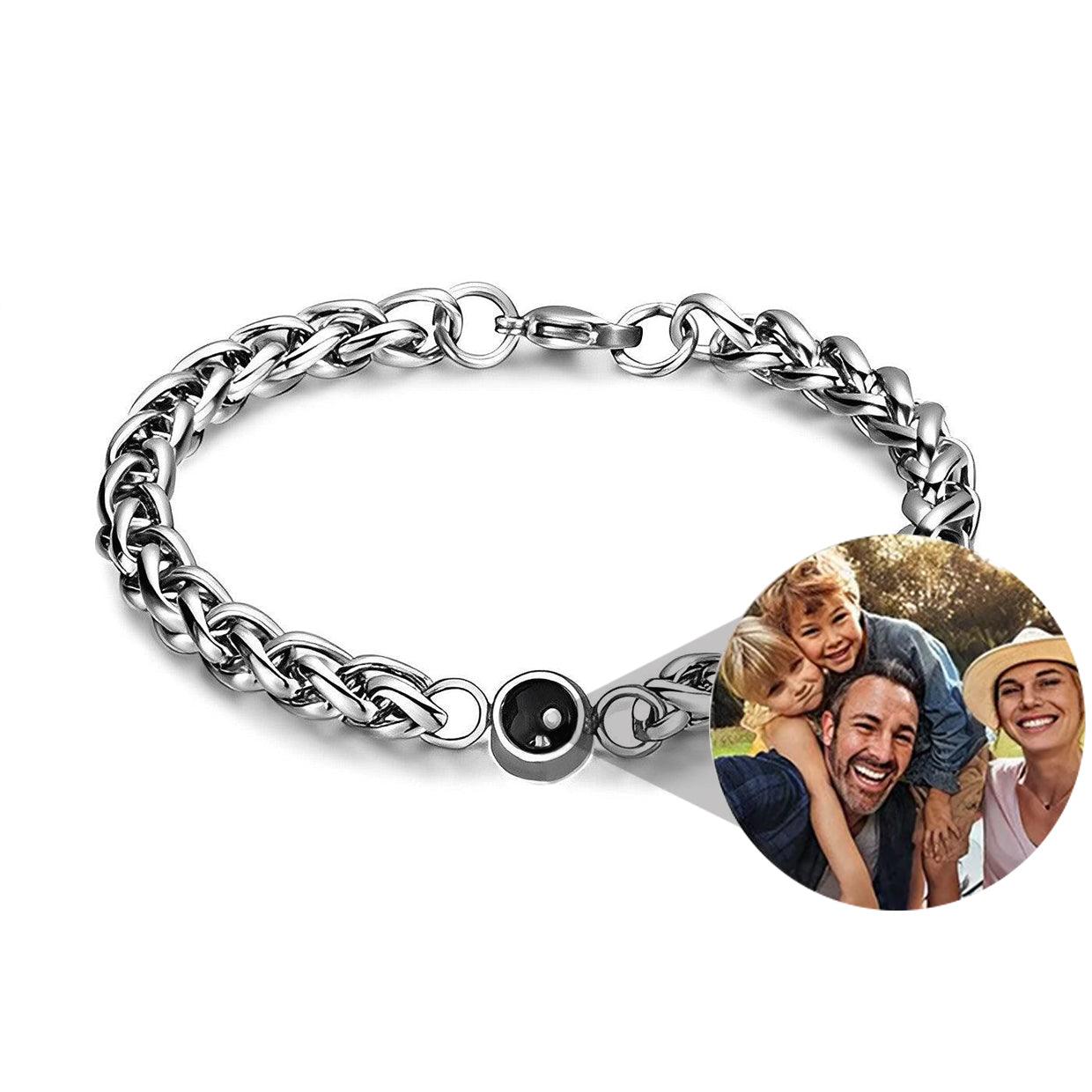 Eternity's Intertwine Photo Bracelet